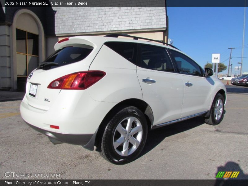 Glacier Pearl / Beige 2009 Nissan Murano SL