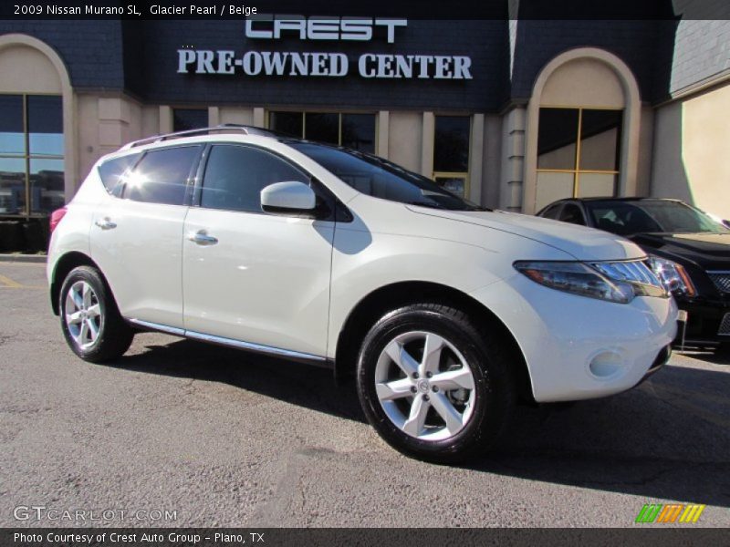 Glacier Pearl / Beige 2009 Nissan Murano SL