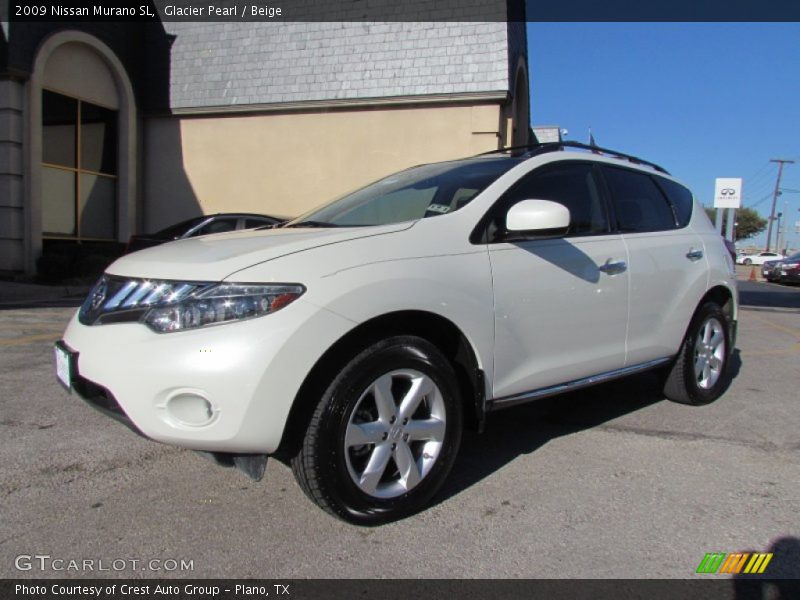 Glacier Pearl / Beige 2009 Nissan Murano SL