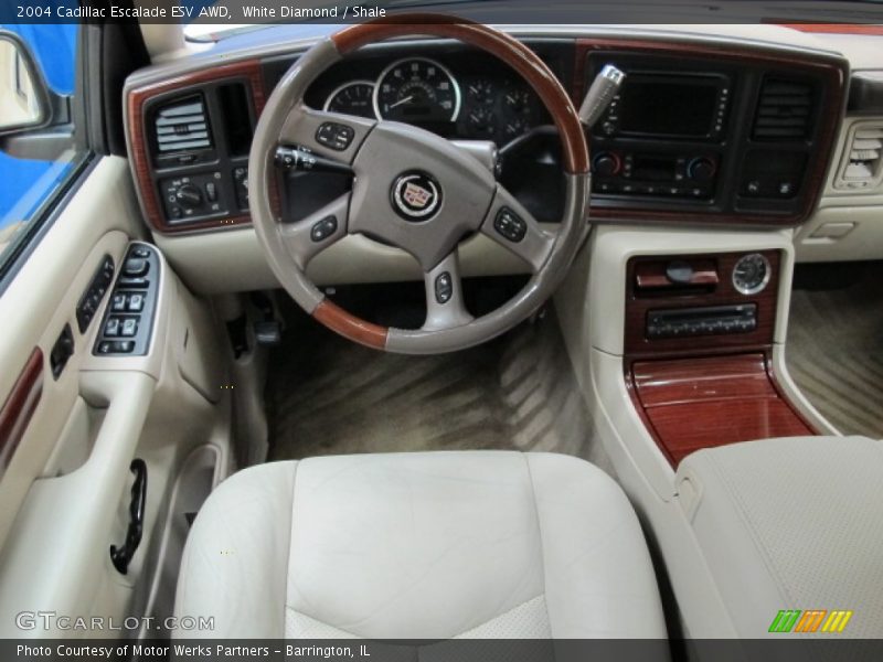 White Diamond / Shale 2004 Cadillac Escalade ESV AWD