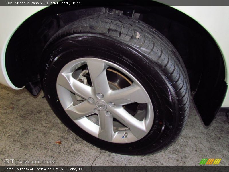 Glacier Pearl / Beige 2009 Nissan Murano SL