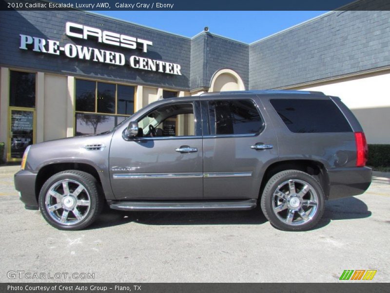 Galaxy Gray / Ebony 2010 Cadillac Escalade Luxury AWD