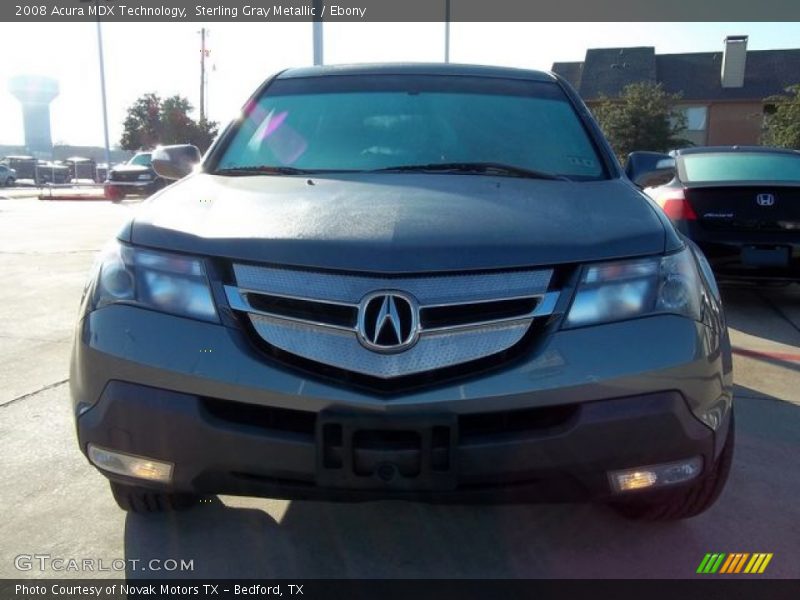 Sterling Gray Metallic / Ebony 2008 Acura MDX Technology