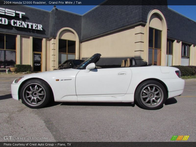 Grand Prix White / Tan 2004 Honda S2000 Roadster