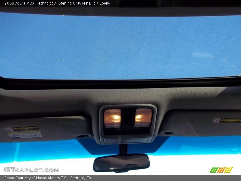 Sterling Gray Metallic / Ebony 2008 Acura MDX Technology