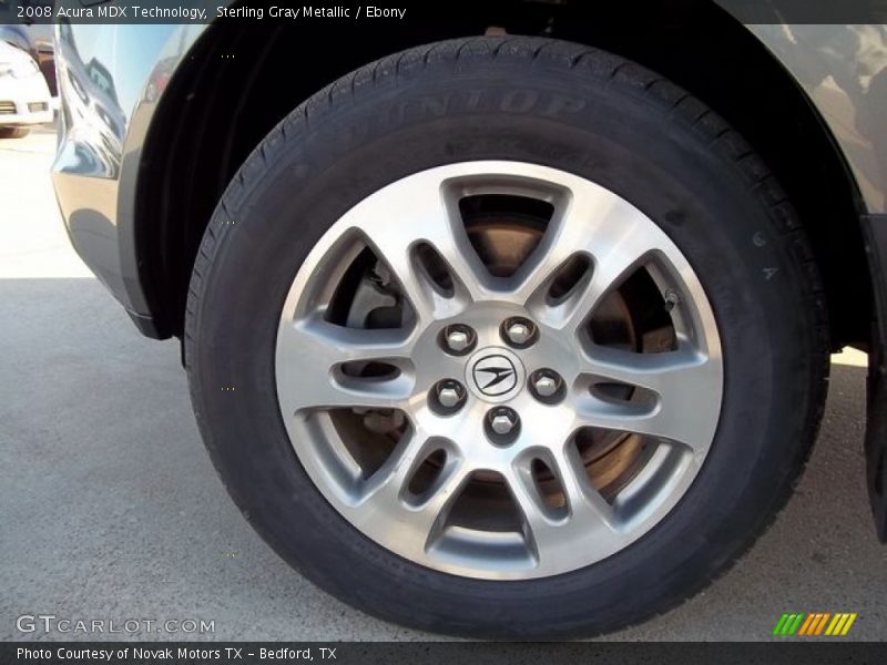 Sterling Gray Metallic / Ebony 2008 Acura MDX Technology