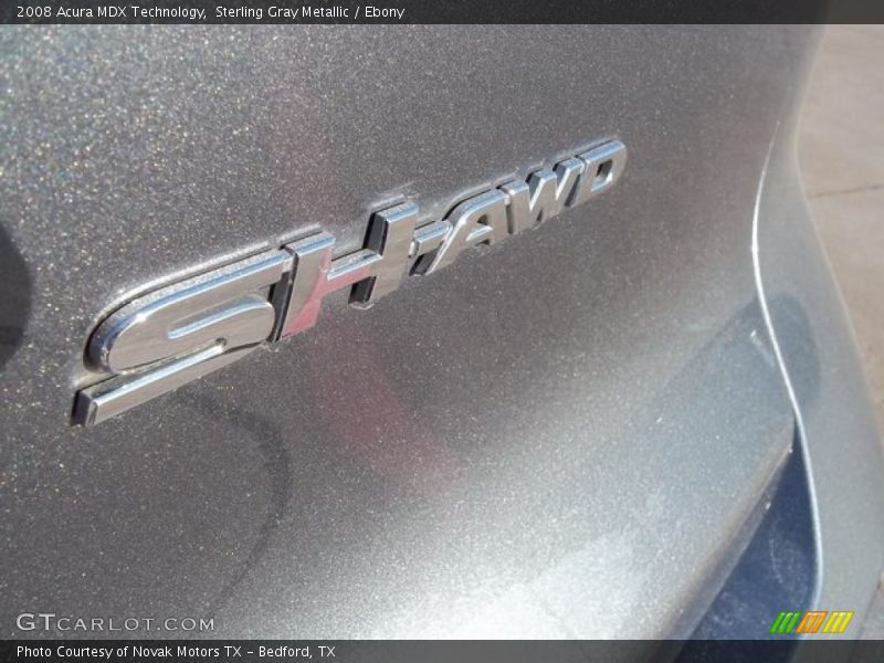 Sterling Gray Metallic / Ebony 2008 Acura MDX Technology