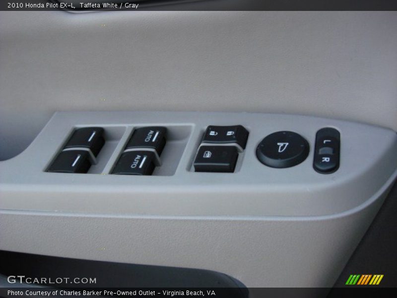 Taffeta White / Gray 2010 Honda Pilot EX-L