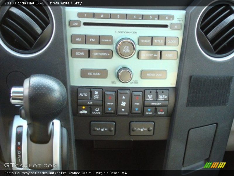 Taffeta White / Gray 2010 Honda Pilot EX-L
