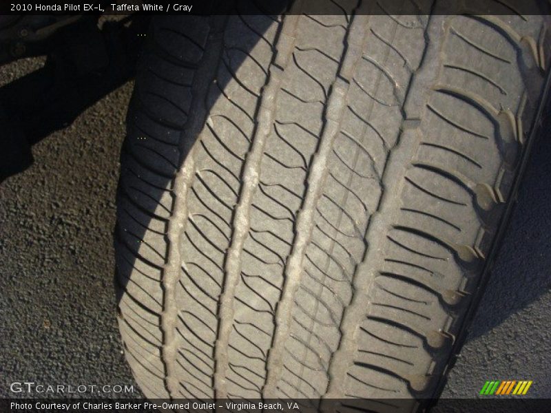 Taffeta White / Gray 2010 Honda Pilot EX-L