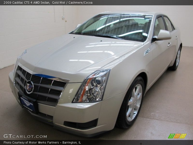 Gold Mist / Cashmere/Cocoa 2009 Cadillac CTS 4 AWD Sedan