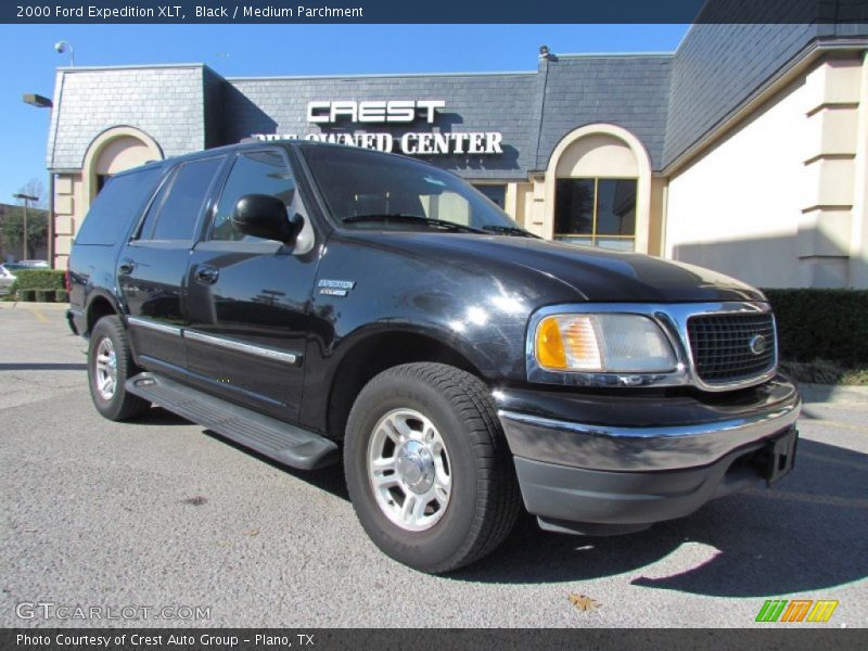 Black / Medium Parchment 2000 Ford Expedition XLT