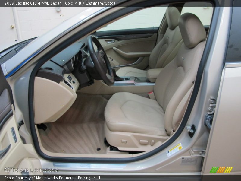  2009 CTS 4 AWD Sedan Cashmere/Cocoa Interior