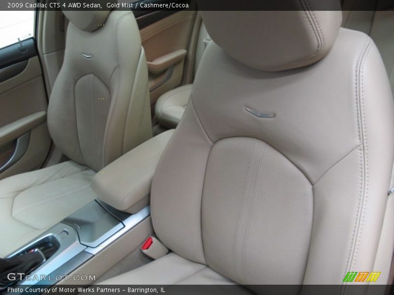 Gold Mist / Cashmere/Cocoa 2009 Cadillac CTS 4 AWD Sedan