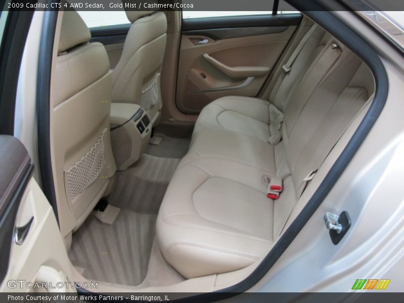  2009 CTS 4 AWD Sedan Cashmere/Cocoa Interior