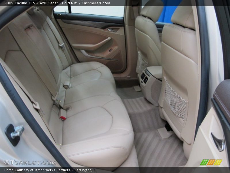 Gold Mist / Cashmere/Cocoa 2009 Cadillac CTS 4 AWD Sedan