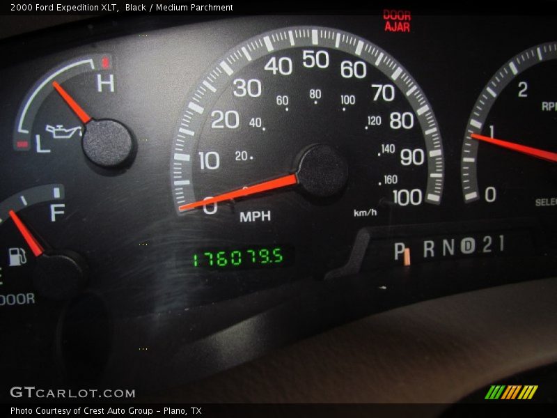 Black / Medium Parchment 2000 Ford Expedition XLT