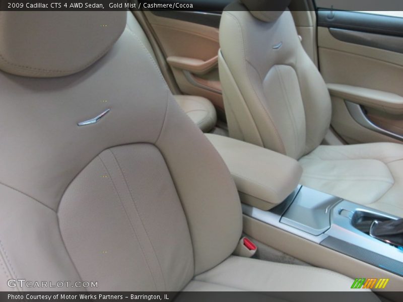 Gold Mist / Cashmere/Cocoa 2009 Cadillac CTS 4 AWD Sedan