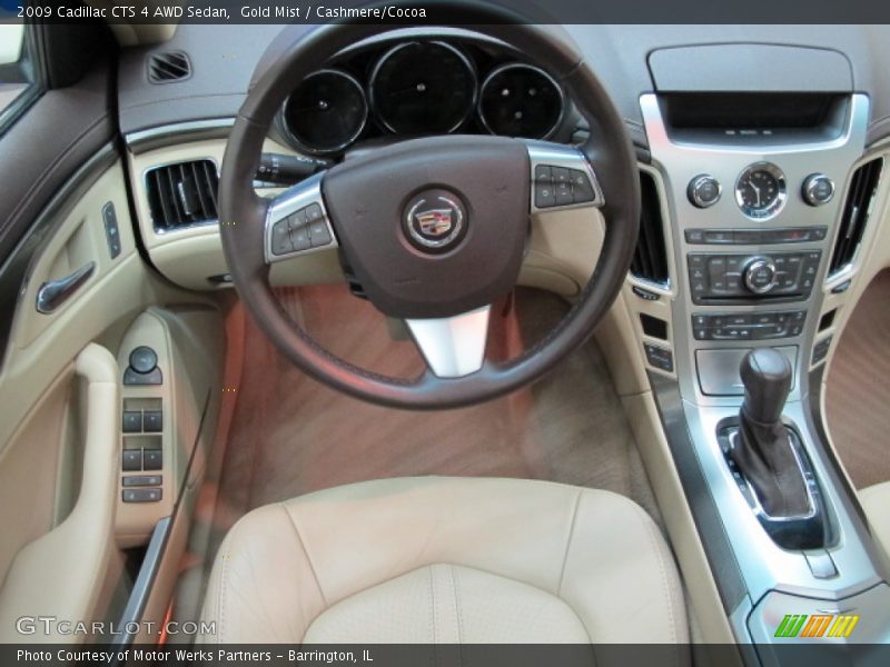 Dashboard of 2009 CTS 4 AWD Sedan