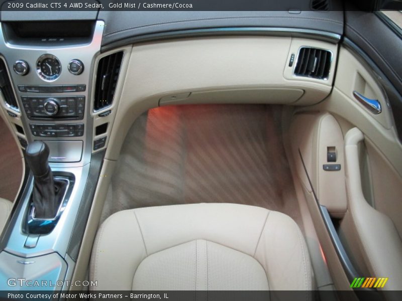 Gold Mist / Cashmere/Cocoa 2009 Cadillac CTS 4 AWD Sedan