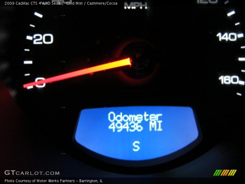 Gold Mist / Cashmere/Cocoa 2009 Cadillac CTS 4 AWD Sedan