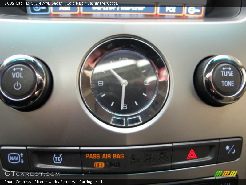 Gold Mist / Cashmere/Cocoa 2009 Cadillac CTS 4 AWD Sedan