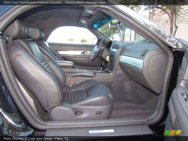  2002 Thunderbird Premium Roadster Midnight Black Interior