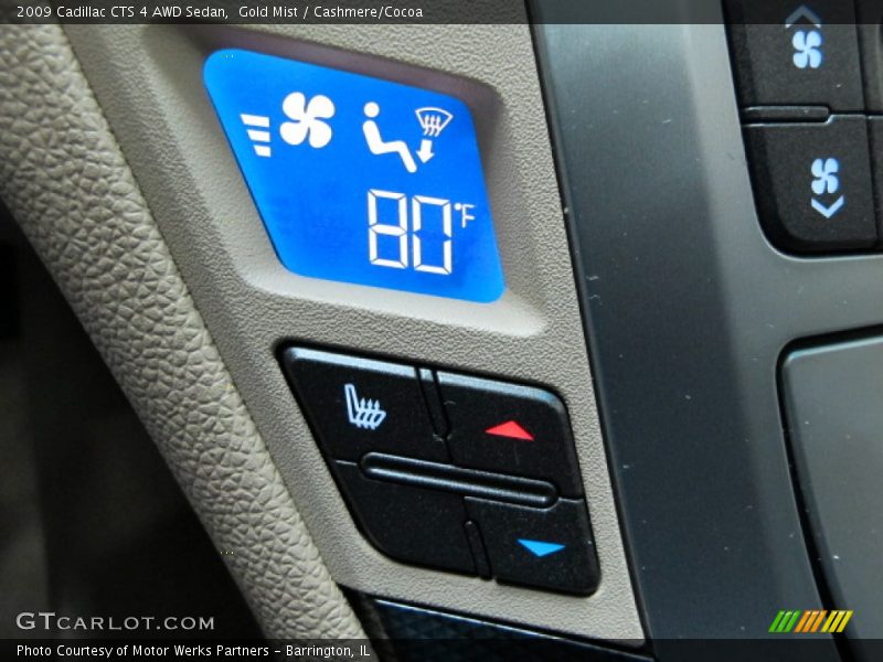 Gold Mist / Cashmere/Cocoa 2009 Cadillac CTS 4 AWD Sedan