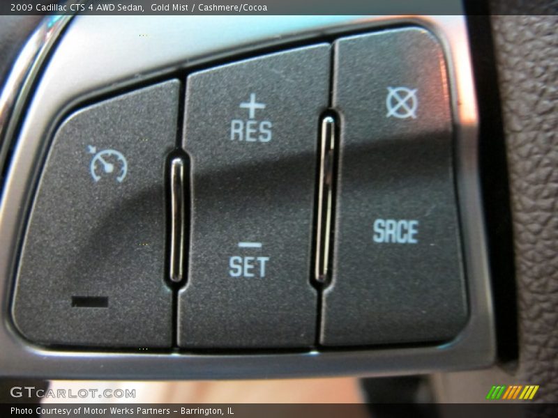 Gold Mist / Cashmere/Cocoa 2009 Cadillac CTS 4 AWD Sedan