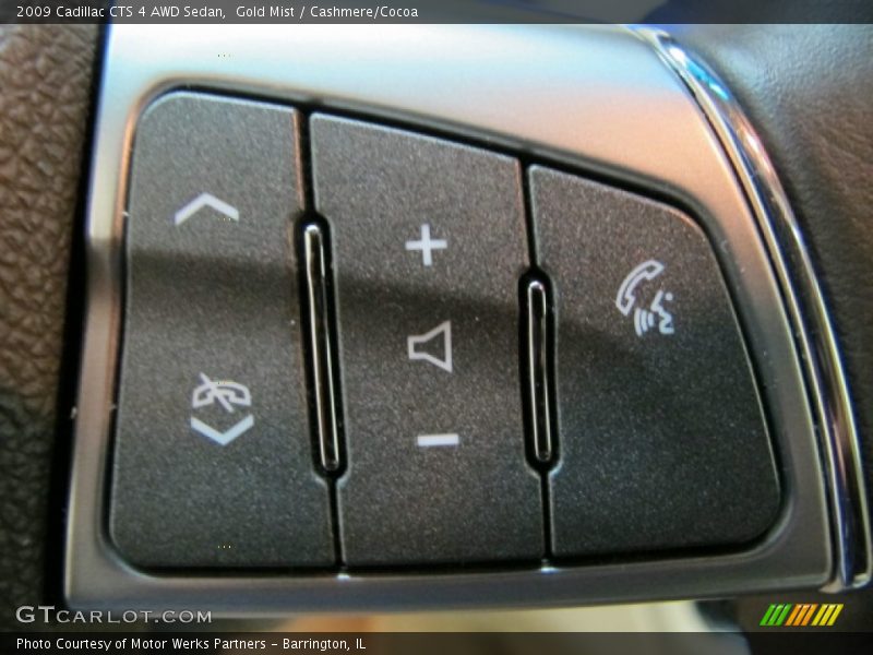 Gold Mist / Cashmere/Cocoa 2009 Cadillac CTS 4 AWD Sedan