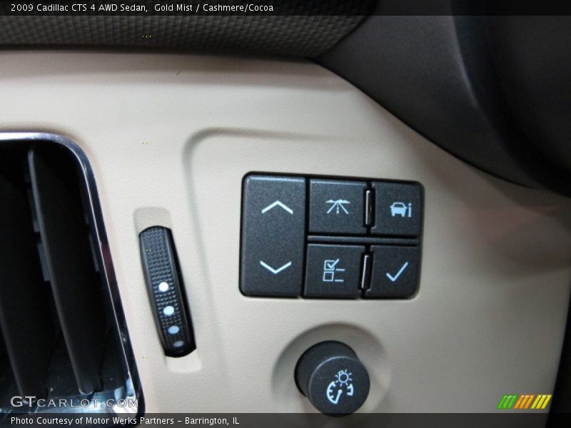 Gold Mist / Cashmere/Cocoa 2009 Cadillac CTS 4 AWD Sedan