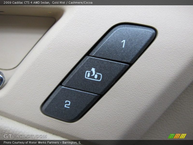 Gold Mist / Cashmere/Cocoa 2009 Cadillac CTS 4 AWD Sedan