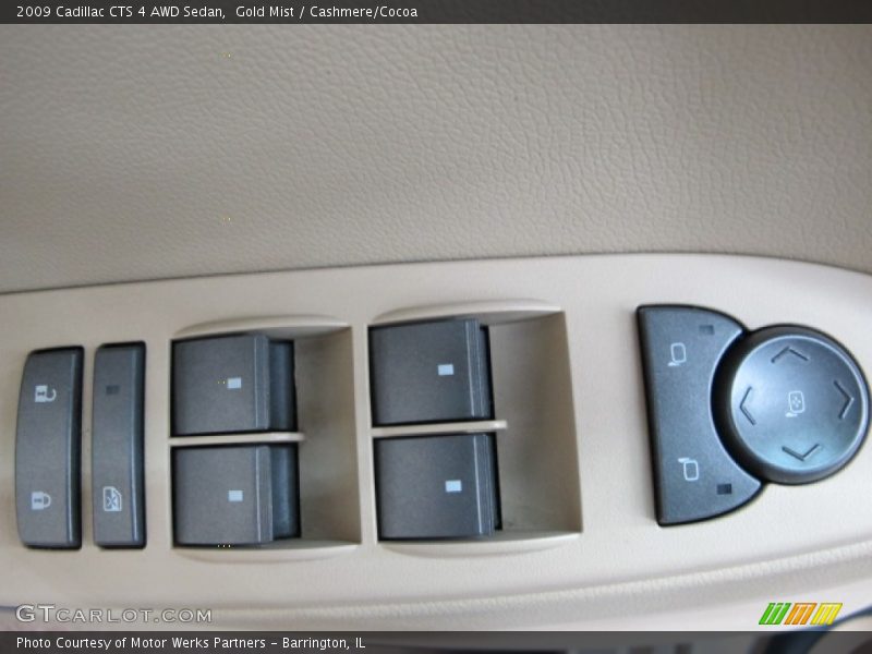 Gold Mist / Cashmere/Cocoa 2009 Cadillac CTS 4 AWD Sedan