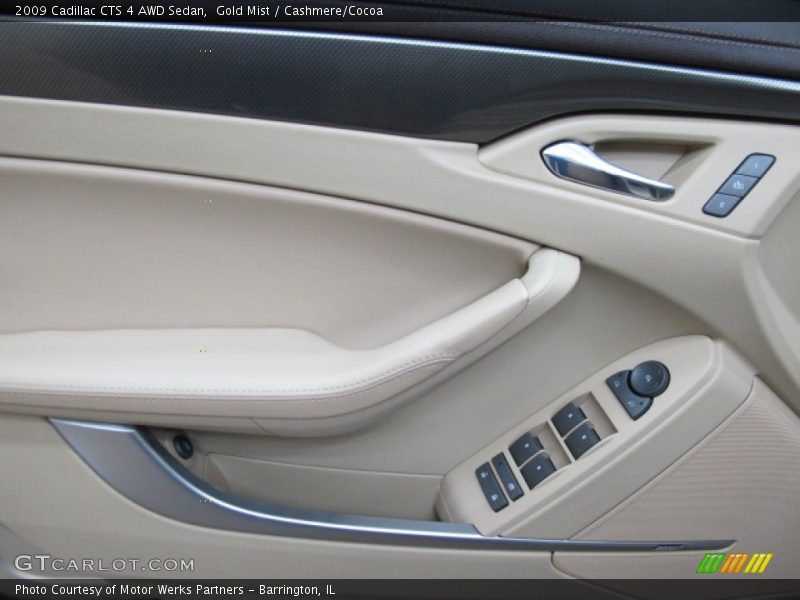 Gold Mist / Cashmere/Cocoa 2009 Cadillac CTS 4 AWD Sedan