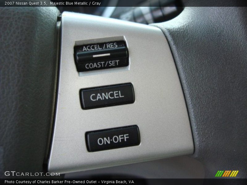 Majestic Blue Metallic / Gray 2007 Nissan Quest 3.5