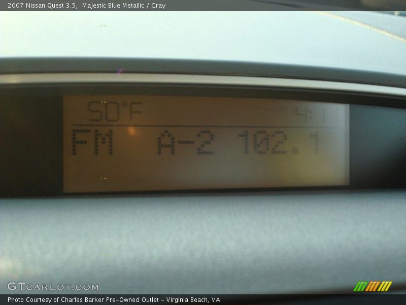 Majestic Blue Metallic / Gray 2007 Nissan Quest 3.5