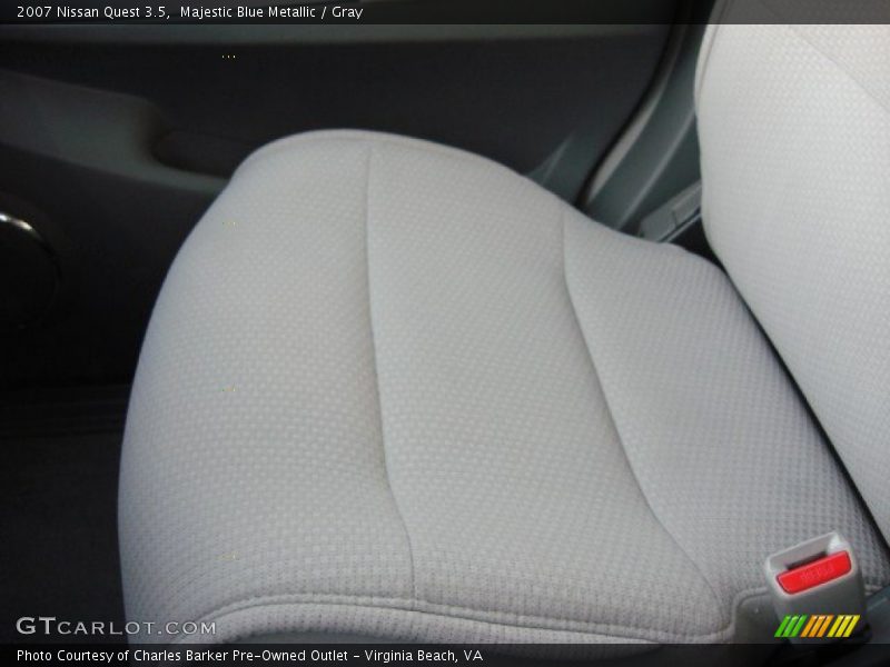 Majestic Blue Metallic / Gray 2007 Nissan Quest 3.5