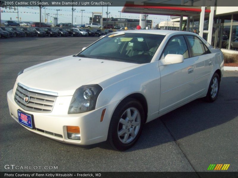 White Diamond / Light Gray/Ebony 2005 Cadillac CTS Sedan
