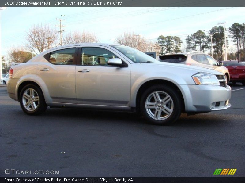 Bright Silver Metallic / Dark Slate Gray 2010 Dodge Avenger R/T