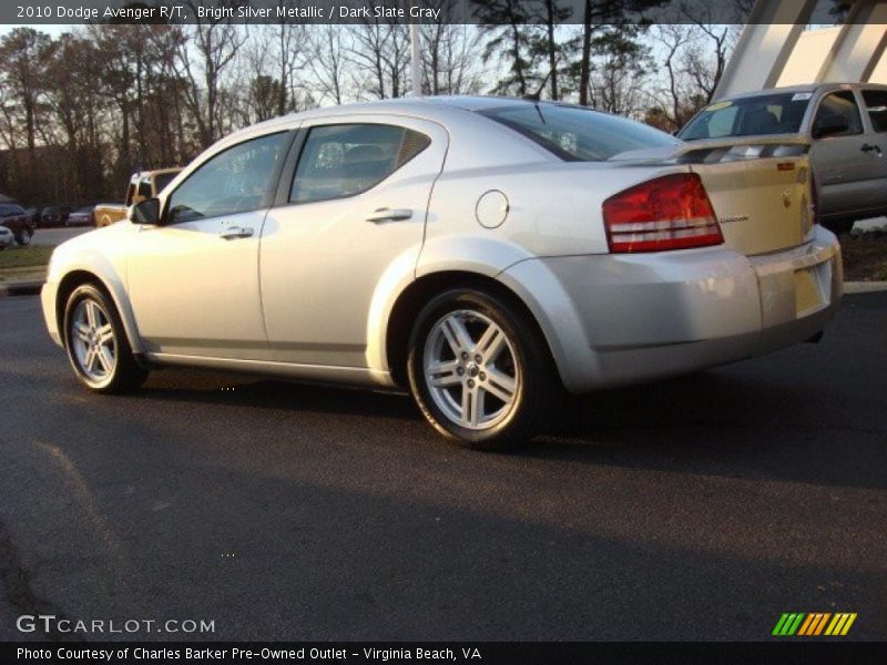 Bright Silver Metallic / Dark Slate Gray 2010 Dodge Avenger R/T