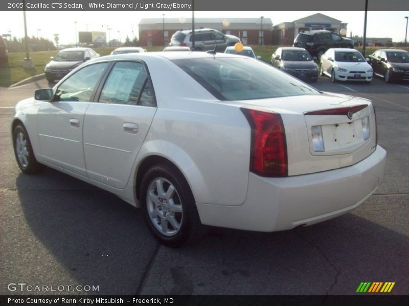 White Diamond / Light Gray/Ebony 2005 Cadillac CTS Sedan