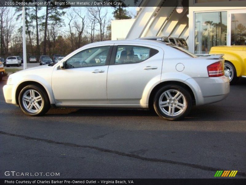Bright Silver Metallic / Dark Slate Gray 2010 Dodge Avenger R/T