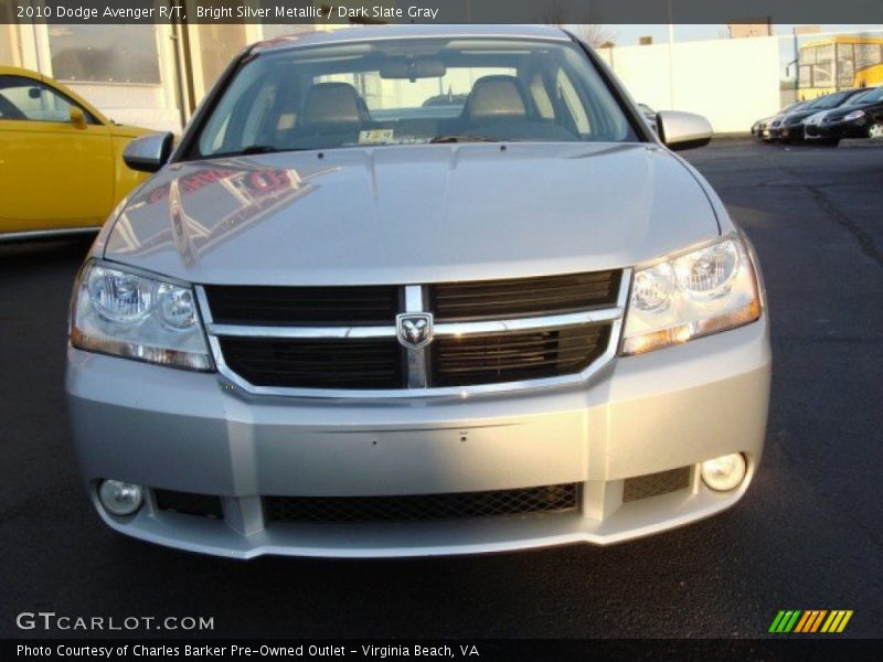 Bright Silver Metallic / Dark Slate Gray 2010 Dodge Avenger R/T
