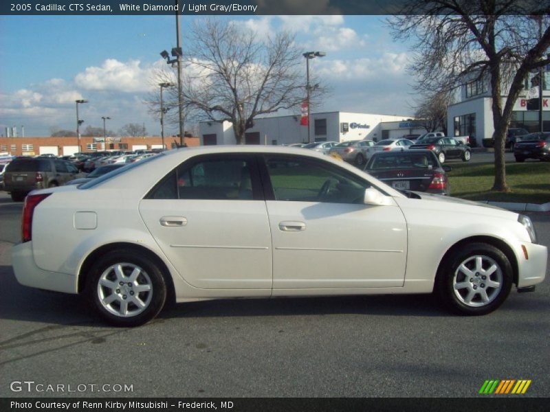 White Diamond / Light Gray/Ebony 2005 Cadillac CTS Sedan