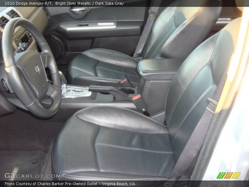 Bright Silver Metallic / Dark Slate Gray 2010 Dodge Avenger R/T