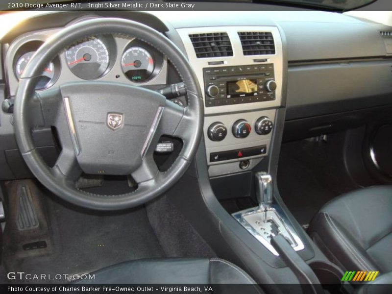 Bright Silver Metallic / Dark Slate Gray 2010 Dodge Avenger R/T
