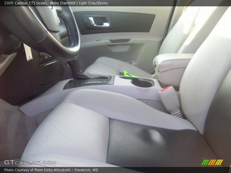 White Diamond / Light Gray/Ebony 2005 Cadillac CTS Sedan