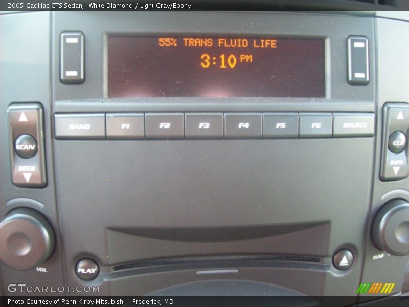 White Diamond / Light Gray/Ebony 2005 Cadillac CTS Sedan