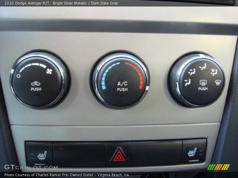 Bright Silver Metallic / Dark Slate Gray 2010 Dodge Avenger R/T