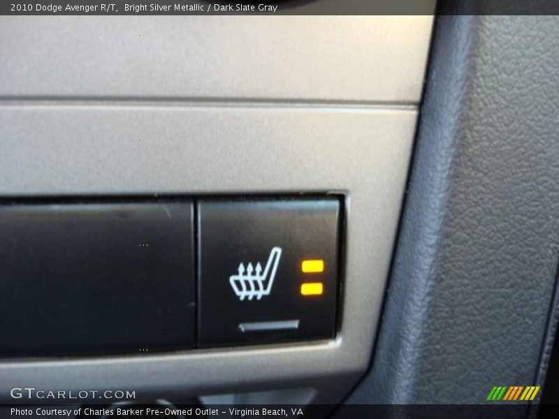 Bright Silver Metallic / Dark Slate Gray 2010 Dodge Avenger R/T